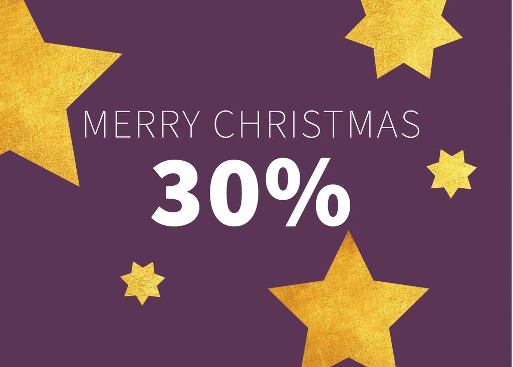 30% SALE schon vor dem Fest