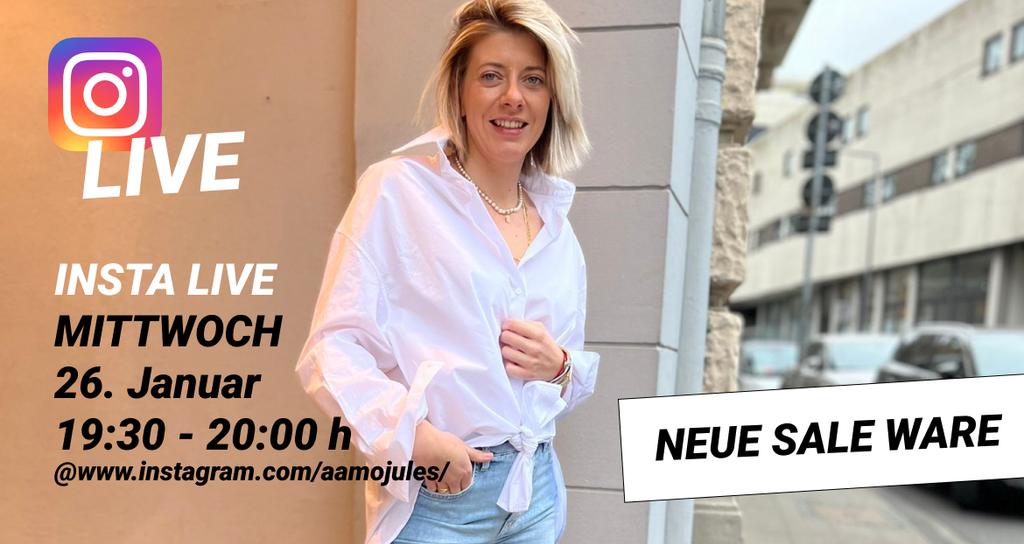 INSTAGRAM LIVE-SHOPPING bei AAMO