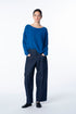 OSKA Hose 6511 Denim mit Fischgratmuster