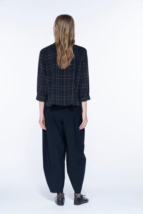 OSKA Bluse 6587 Seersucker-Karo