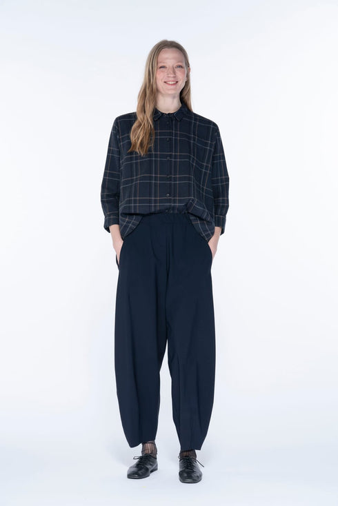 OSKA Bluse 6587 Seersucker-Karo
