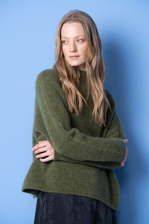 OSKA Pullover 6701 Melange-Optik