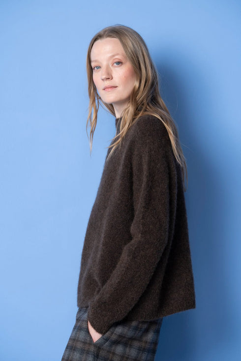 OSKA Pullover 6701 Melange-Optik