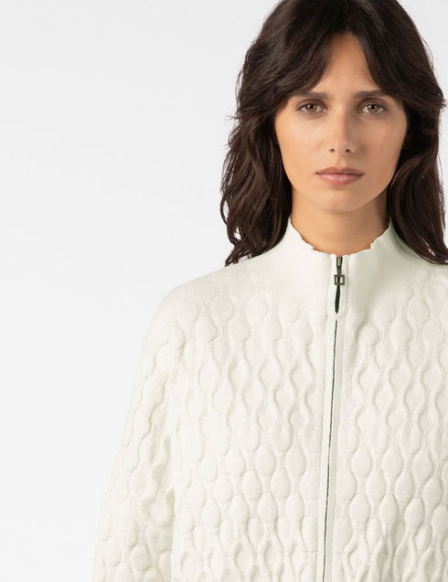 CARDIGAN MIT REISSVERSCHLUSS – GEPOLSTERT