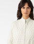 CARDIGAN MIT REISSVERSCHLUSS – GEPOLSTERT
