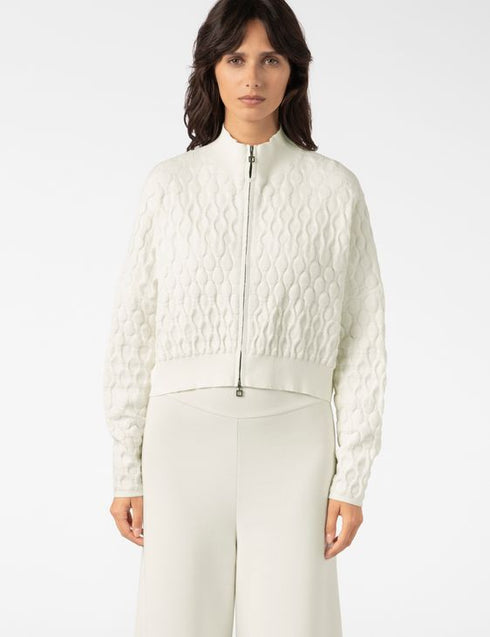 CARDIGAN MIT REISSVERSCHLUSS – GEPOLSTERT