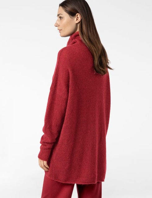 Pullover lang – Mohair-Merino