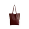 Shopper 100% Leder Dunkel-Rot