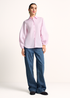 Popelinebluse mit Ballonärmeln bloom