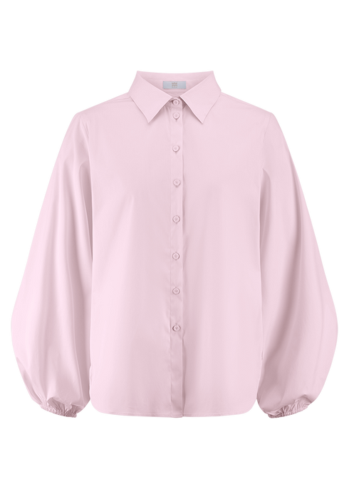 Popelinebluse mit Ballonärmeln bloom
