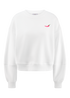 Jersey Sweatshirt mit Print offwhite patterned