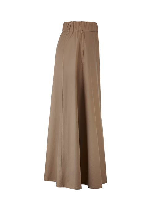 Wide-Fit Popelinehose coconut