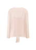 Fließende Bluse Mit Volantdetail blush