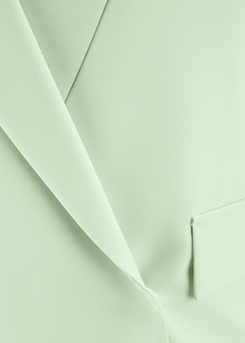Blazer mit breitem Reverskragen matcha