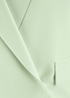 Blazer mit breitem Reverskragen matcha