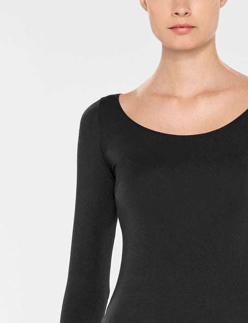 Zoe T-Shirt – Modal-Stretch Schwarz