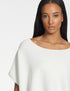 Oversize-Pullover – nahtlos KREIDE