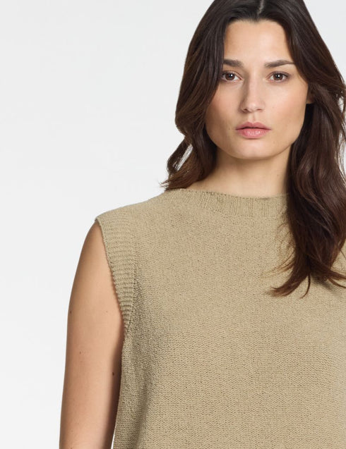 Nahtloser Pullover – Frotté SAND