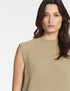 Nahtloser Pullover – Frotté SAND