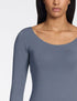 Zoe T-Shirt – Modal-Stretch BLAU GRAU