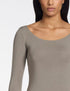 Aleisha T-Shirt - Modal-Stretch TAUPE