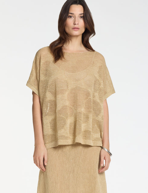 Pullover Leinen Baumwollblüten CRAFT