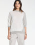 Kurzärmeliger Pullover PERLGRÜN