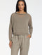 Kurzer Pullover – Baumwolle TAUPE
