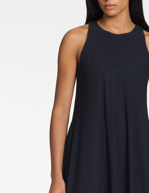Kleid – Rundhalsausschnitt Schwarz