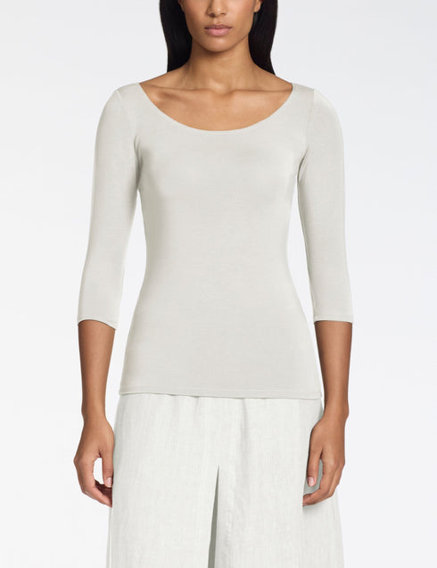 Aleisha T-Shirt - Modal-Stretch LEINEN