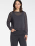 Kurzer Pullover – Baumwolle ANTHRACITE