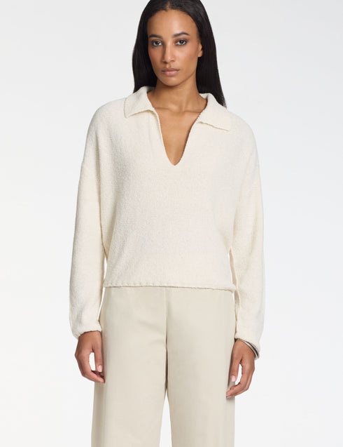 Polopulli – Frotté-Textur KREIDE