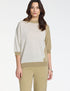 Kurzärmeliger Pullover SAND