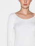 Zoe T-Shirt – Modal-Stretch Weiß