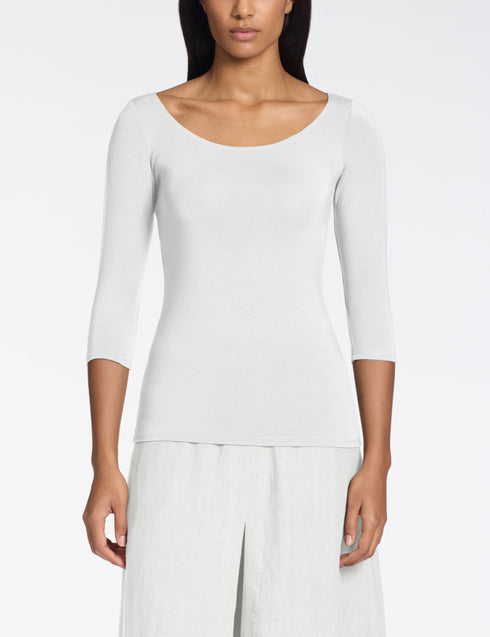 Aleisha T-Shirt - Modal-Stretch PERLGRÜN