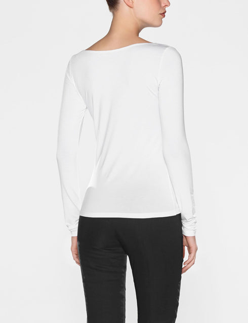 Zoe T-Shirt – Modal-Stretch Weiß