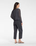 Kurzer Pullover – Baumwolle ANTHRACITE