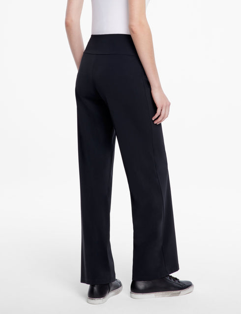 Chloé Hose – Techno-Stoff Schwarz