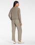 Kurzer Pullover – Baumwolle TAUPE