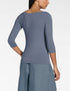 Aleisha T-Shirt - Modal-Stretch BLAU GRAU