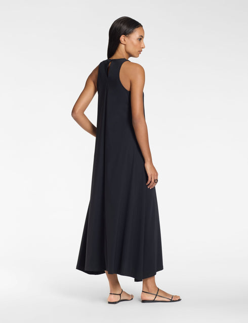 Kleid – Rundhalsausschnitt Schwarz
