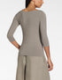 Aleisha T-Shirt - Modal-Stretch TAUPE