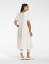 Maxikleid – Techno-Stoff LEINEN