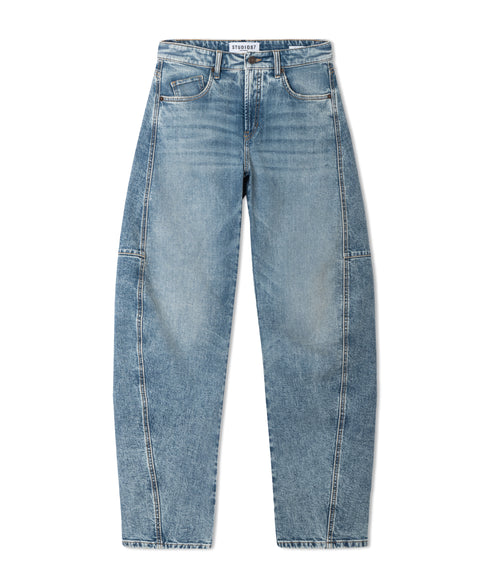 Damenhose Baggy Twisted Studio87 - Unikat Denim